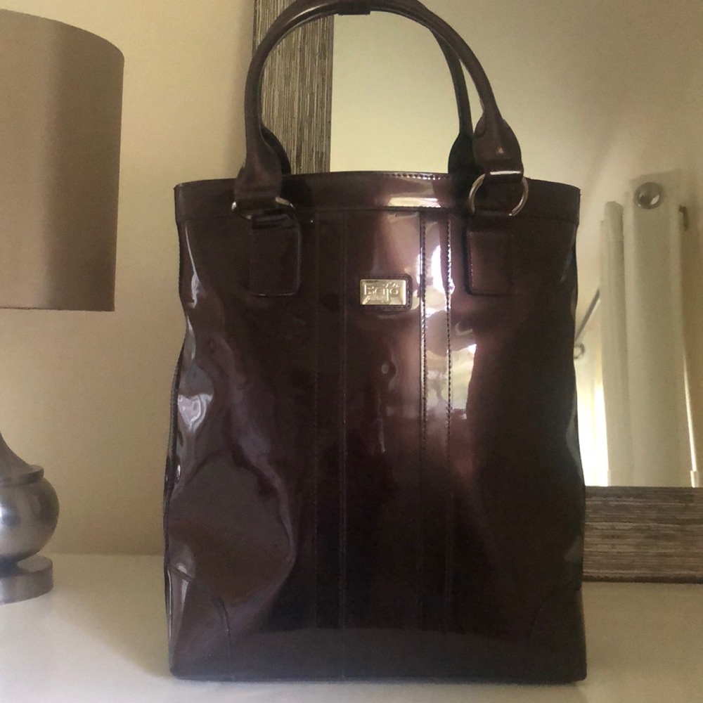 BEIJO deep brown, large tote or briefcase
